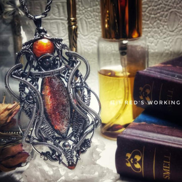 紅三輪墜【SOLD】