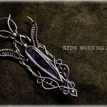 粉紅火墜【SOLD】