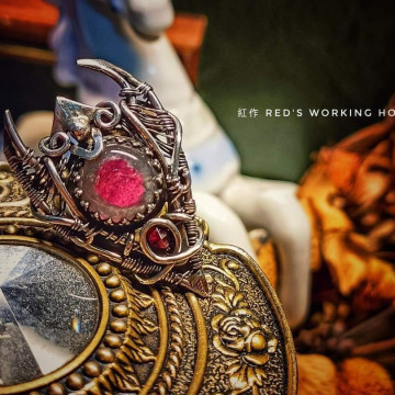 藍粉西瓜碧璽戒【SOLD】