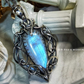 月光石墜【SOLD】