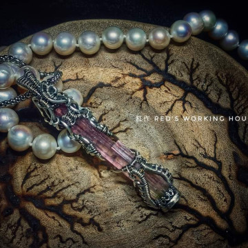 碧璽原礦柱墜【SOLD】