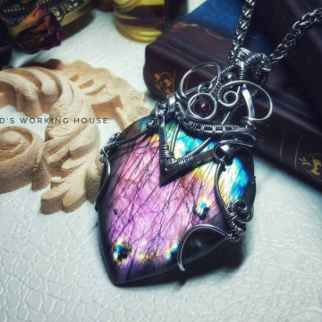 拉長石墜【SOLD】