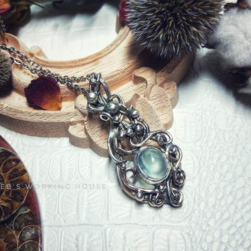 葡萄石墜【SOLD】