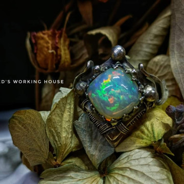 蛋白石戒【SOLD】