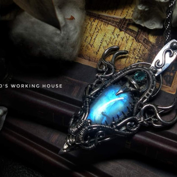 月光石墜【SOLD】