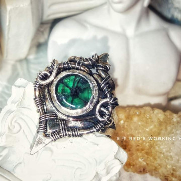 達畢茲祖母綠戒【SOLD】