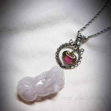 翡翠麒麟訂製墜【SOLD】