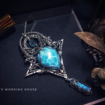 巨大拉利瑪訂製墜【SOLD】