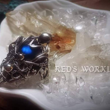 黑體拉長戒【SOLD】