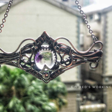紫幽水晶墜【SOLD】
