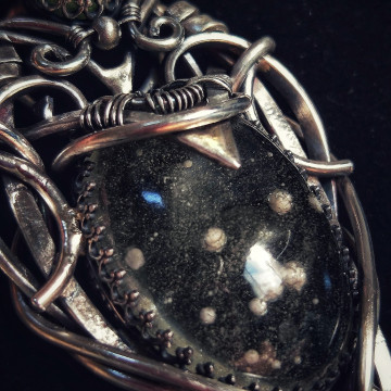 利比亞黃金隕石墜【SOLD】