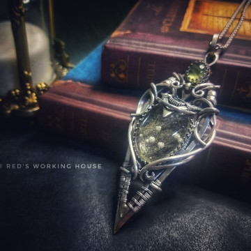 利比亞黃金隕石墜【SOLD】