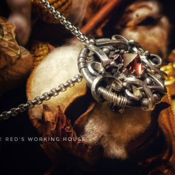 糖包山碧璽胸針墜 【SOLD】