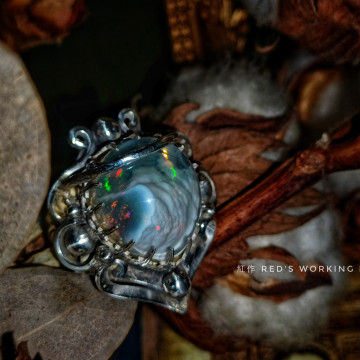 澳洲蛋白石戒【SOLD】